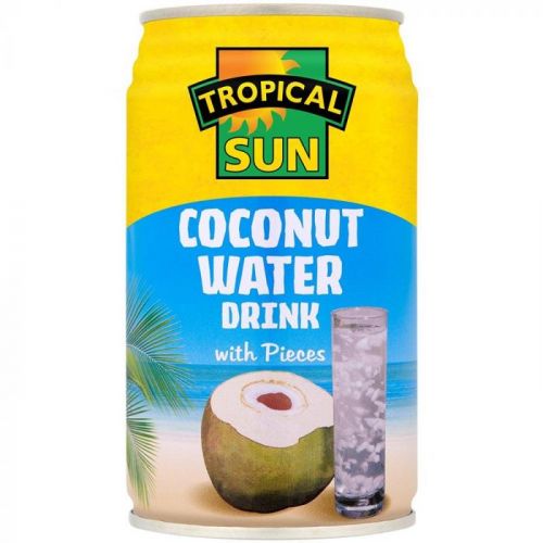 Tropical Sun Coconut Water with Pieces (can) 330ml